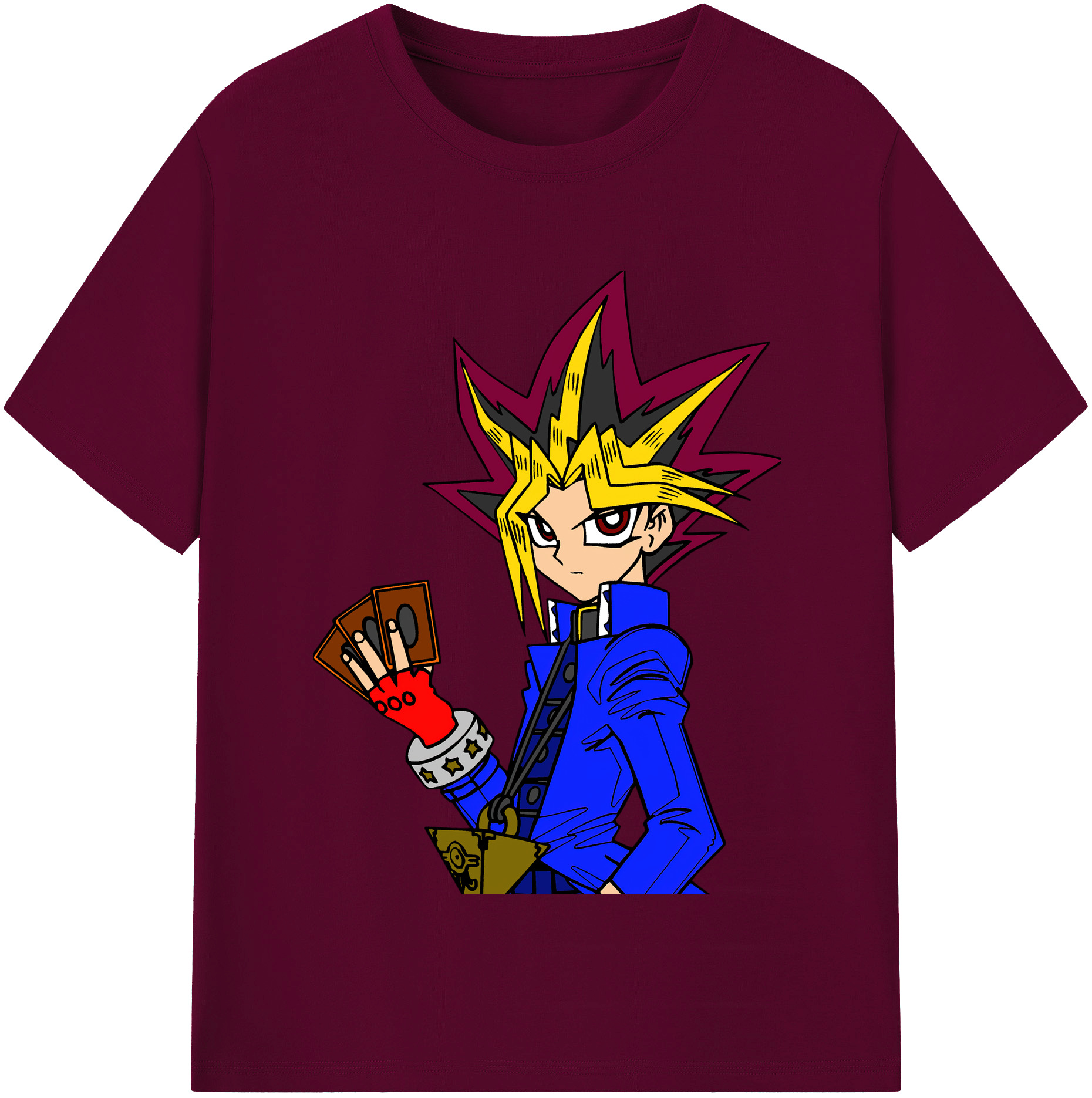 （画像用） 遊☆戯☆王 Yu-Gi-Oh! レディースカジュアルプリントTシャツ（綿100％）